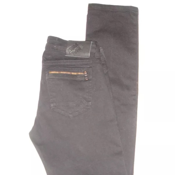 CRIMINAL Denim UK Black HELENA Skinny Jeans W 25 - Picture 1 of 8